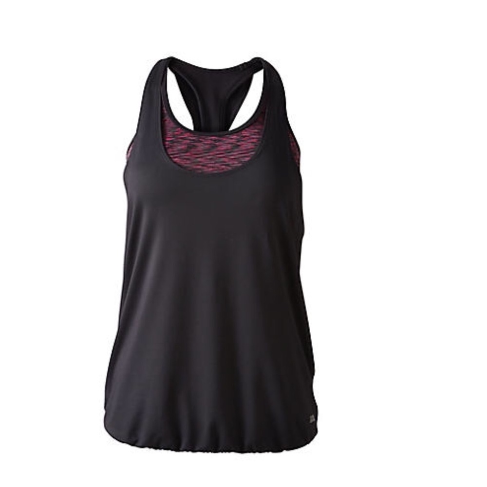 Express XS womens Athletic Tank Top Racer back with built in Bra
